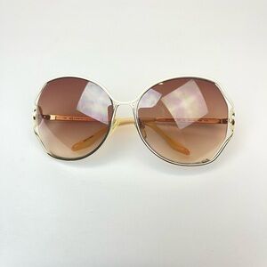 Armani Exchange Women's Gold and Brown Sunglasses